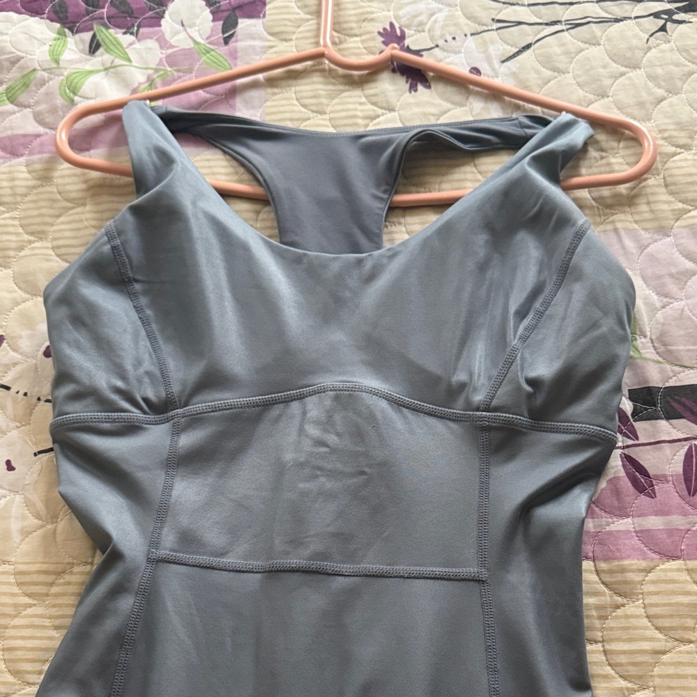 Fabletics Sleek Silver Athletic Jumpsuit - image 2